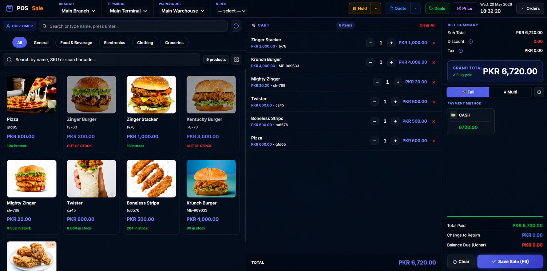 POS Sale Mockup